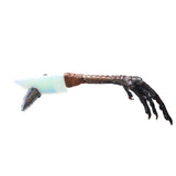 Turkey Foot Handle Opalite Blade Ornamental Knife #035d     Mountain Man Knife