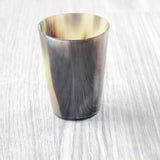 1 Small Horn Glass #685d       Medieval Tankard Double Shot Glass