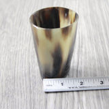 1 Small Horn Glass #685d       Medieval Tankard Double Shot Glass