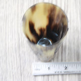 1 Small Horn Glass #685d       Medieval Tankard Double Shot Glass