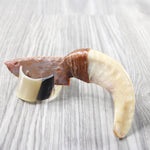 Goat Horn Handle Stone Blade Ornamental Knife #2451 Mountain Man Knife z