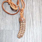 Very Large Rattlesnake Rattle  Necklace  #25460