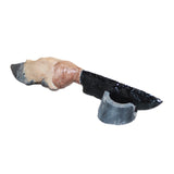 Deer Foot Handle Obsidian  Blade Ornamental Knife #24060