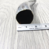 1 Small Polished Cow Horn #305d Natural Colored
