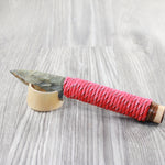 Oak Handle Stone Blade Ornamental Knife #2951 Mountain Man Knife z