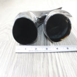 2 Polished Cow Horns #215d    Natural colored