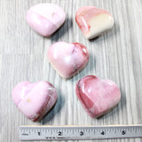 5 Hearts Combined Weight of 420    Grams   #283-1    Gemstone Hearts