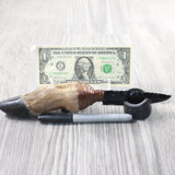 Deer Foot Handle Obsidian Blade Ornamental Knife #135d  Mountain Man Knife