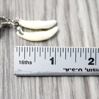 Coyote Teeth Earrings  #6151  Mountain Man Earrings z