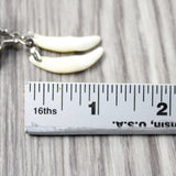 Coyote Teeth Earrings  #6151  Mountain Man Earrings z