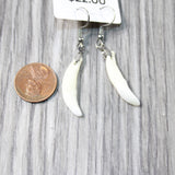 Coyote Teeth Earrings  #6151  Mountain Man Earrings z