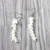 Rattlesnake Vertebrae  Earrings  #435d   Mountain Man Earrings