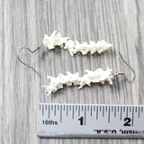 Rattlesnake Vertebrae  Earrings  #435d   Mountain Man Earrings