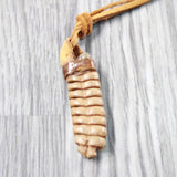 Very Very Large Rattlesnake Rattle  Necklace  #645d    Mountain Man Necklace