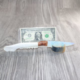 Deer Jaw Handle Opalite Blade Ornamental Knife #29060