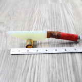 Shotgun Shell Hull Handle Opalite Blade Ornamental Knife #74751 Mountain Man Knife