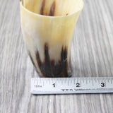 1 Small Horn Glass #755d       Medieval Tankard Double Shot Glass