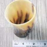 1 Small Horn Glass #755d       Medieval Tankard Double Shot Glass