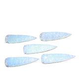 5 Opalite Ornamental Spearheads  #460      Arrowhead