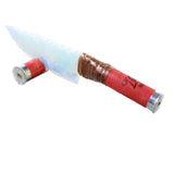 Shotgun Shell Handle Opalite Blade Ornamental Knife #765d     Mountain Man Knife