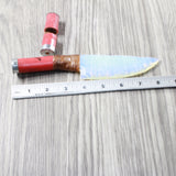 Shotgun Shell Handle Opalite Blade Ornamental Knife #765d     Mountain Man Knife