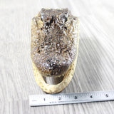 1 Alligator    8 Inch Head  #165d    taxidermy gator reptile crocodile