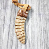 Extra Large Rattlesnake Rattle  Necklace  #475d    Mountain Man Necklace