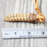 Extra Large Rattlesnake Rattle  Necklace  #475d    Mountain Man Necklace