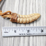 Extra Large Rattlesnake Rattle  Necklace  #475d    Mountain Man Necklace