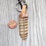 Very Large Rattlesnake Rattle Key Ring   #25260       Key Chain