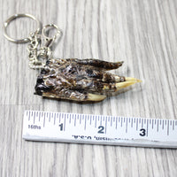 Small Alligator Foot Key Ring   #4051  Mountain Man Key Chain z