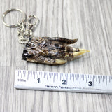 Small Alligator Foot Key Ring   #4051  Mountain Man Key Chain z