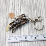 Small Alligator Foot Key Ring   #4051  Mountain Man Key Chain z