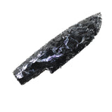 1 Obsidian Ornamental Knife Blade  #605d    Mountain Man Knife