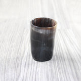 1 Small Horn Glass #865d       Medieval Tankard Double Shot Glass