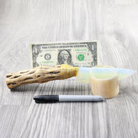 Cholla Cactus Wood Handle Opalite Blade Ornamental Knife #33052 Mountain Man Knife