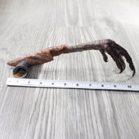 Turkey Foot Handle Stone Blade Ornamental Knife #1752 Mountain Man Knife