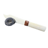 Bone Handle Bone Blade Ornamental Knife #405d    Mountain Man Knife a