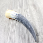 1 Raw Unfinished Cow Horn #1052 Natural Colored