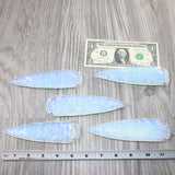 5 Opalite Ornamental Spearheads  #3861      Arrowhead