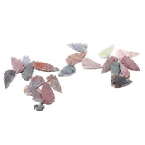 25 Large Stone Ornamental Arrowheads  #6961     Agate Jasper Arrowheads