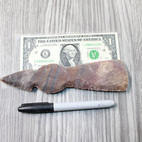 1 Stone Ornamental Tomahawk Head #8752  Ax Axe Hatchet