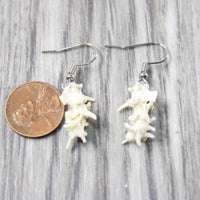 Rattlesnake Vertebrae  Earrings  #4952  Mountain Man Earrings