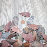 50 Large Stone Ornamental Arrowheads  #8061     Agate Jasper Arrowheads