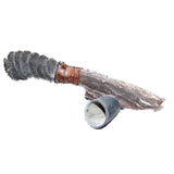 Springbok Horn Handle Stone Blade Ornamental Knife #1661    Mountain Man Knife a
