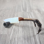 Turkey Foot Handle Opalite Blade Ornamental Knife #1752 Mountain Man Knife