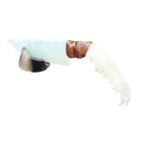 Fox Jaw Handle Opalite Blade Ornamental Knife #8153 Mountain Man Knife