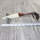 Turkey Foot Handle Bone Blade Ornamental Knife #1261    Mountain Man Knife a
