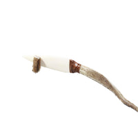 Deer Antler Handle Bone Blade Ornamental Knife #24253 Mountain Man Knife