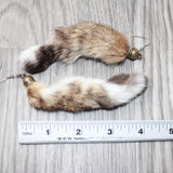 Bobcat Tail Earrings  #6661  Mountain Man Earrings